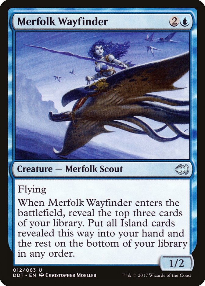 Merfolk Wayfinder [Duel Decks: Merfolk vs. Goblins] | Boutique FDB TCG