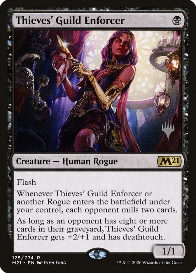 Thieves' Guild Enforcer (Promo Pack) [Core Set 2021 Promos] | Boutique FDB TCG