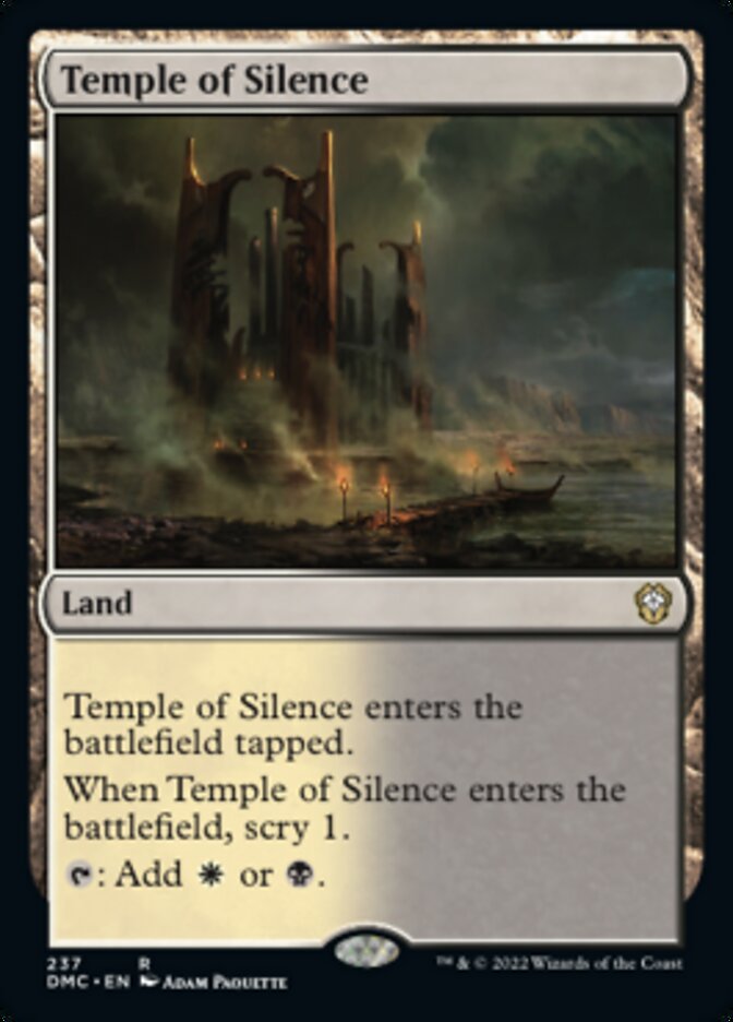 Temple of Silence [Dominaria United Commander] | Boutique FDB TCG