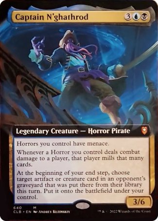 Captain N'ghathrod (Extended Art) [Commander Legends: Battle for Baldur's Gate] | Boutique FDB TCG