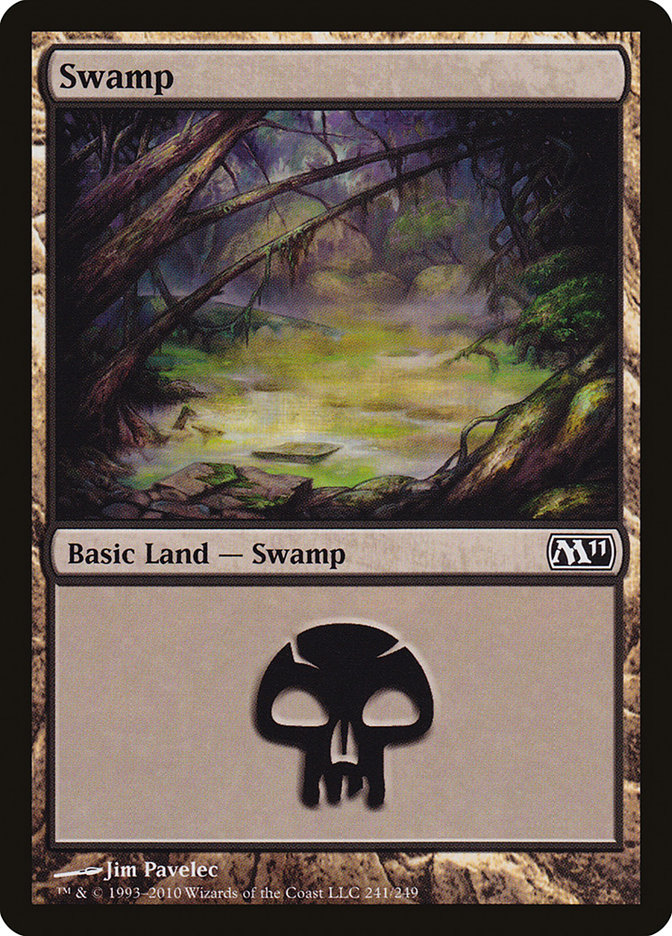 Swamp (241) [Magic 2011] | Boutique FDB TCG