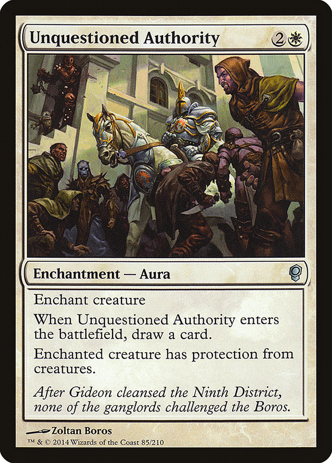 Unquestioned Authority [Conspiracy] | Boutique FDB TCG