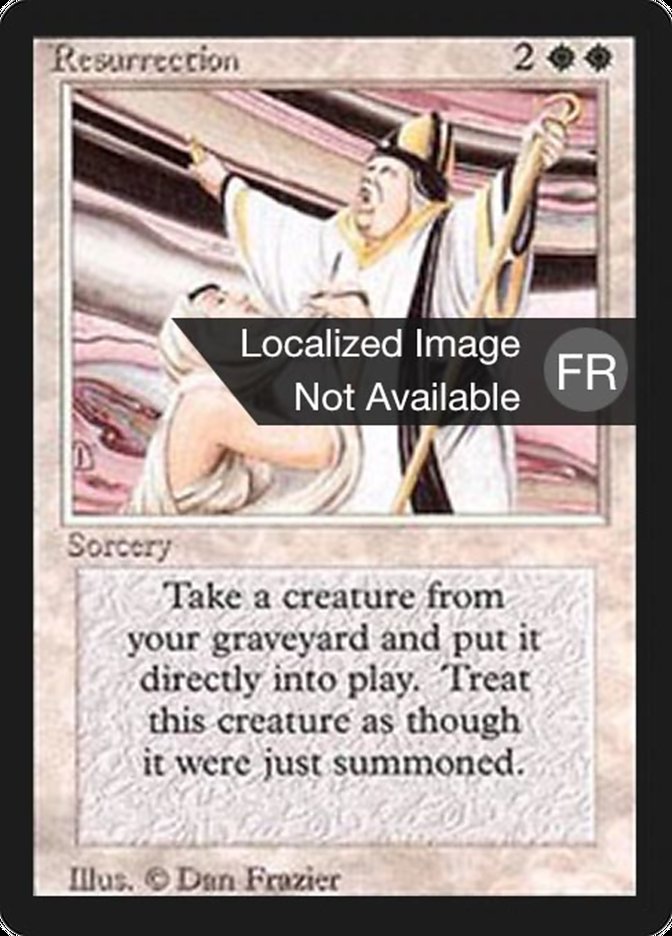 Resurrection [Foreign Black Border] | Boutique FDB TCG