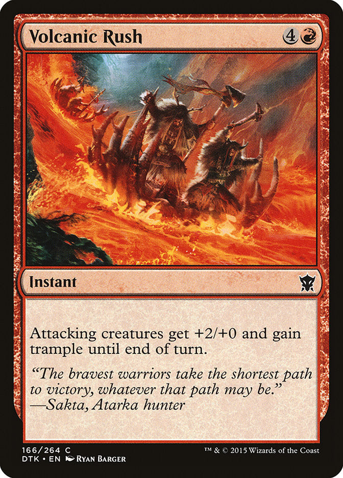 Volcanic Rush [Dragons of Tarkir] | Boutique FDB TCG