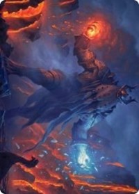 Aegar, the Freezing Flame Art Card [Kaldheim Art Series] | Boutique FDB TCG