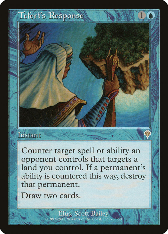 Teferi's Response [Invasion] | Boutique FDB TCG