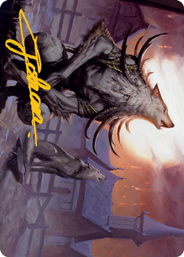 Lord of the Ulvenwald Art Card (Gold-Stamped Signature) [Innistrad: Midnight Hunt Art Series] | Boutique FDB TCG