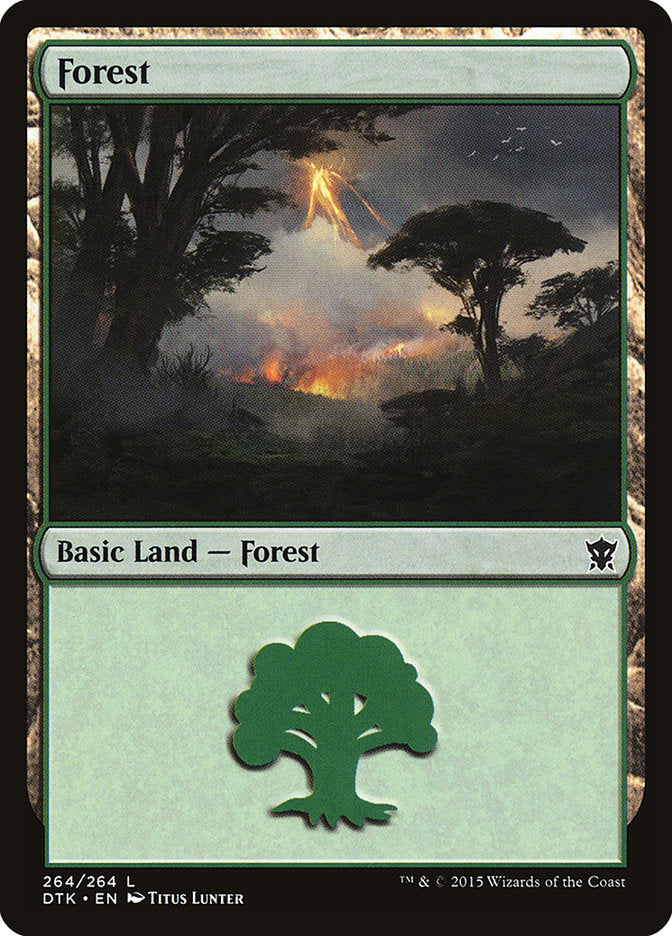 Forest (264) [Dragons of Tarkir] | Boutique FDB TCG