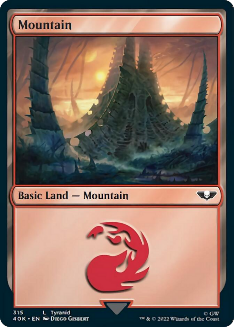 Mountain (315) [Warhammer 40,000] | Boutique FDB TCG