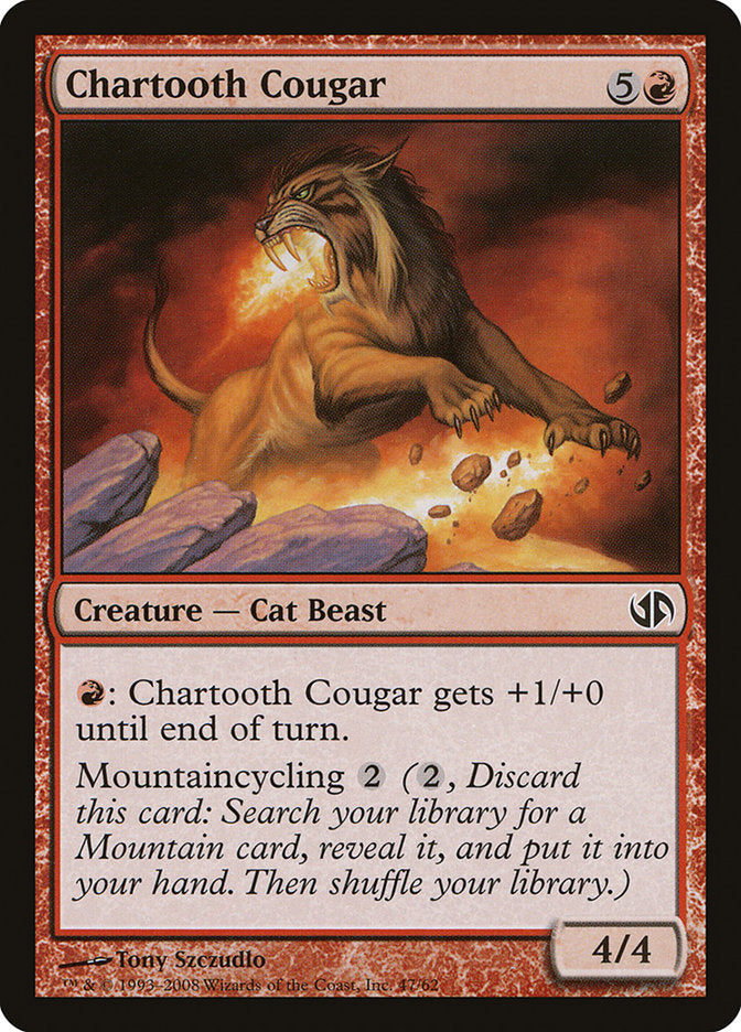 Chartooth Cougar [Duel Decks: Jace vs. Chandra] | Boutique FDB TCG