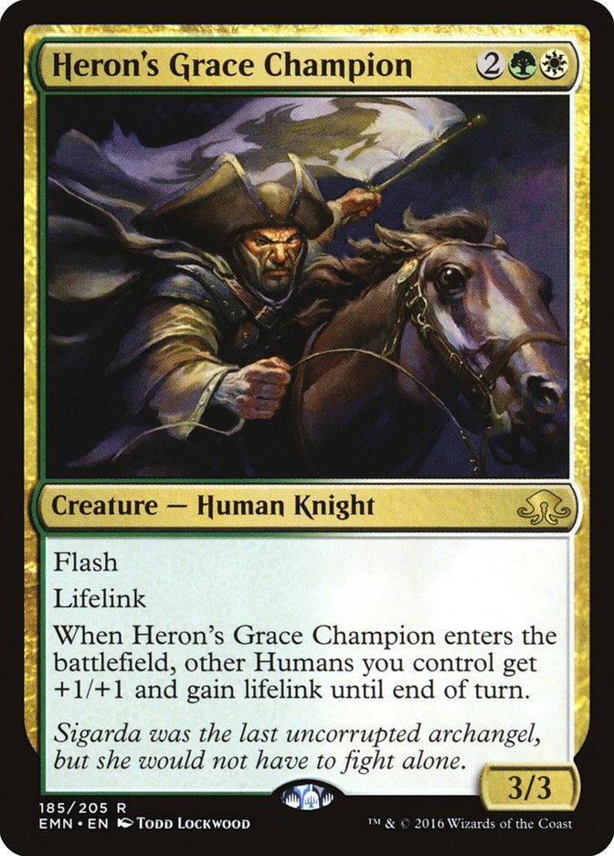 Heron's Grace Champion [Eldritch Moon] | Boutique FDB TCG