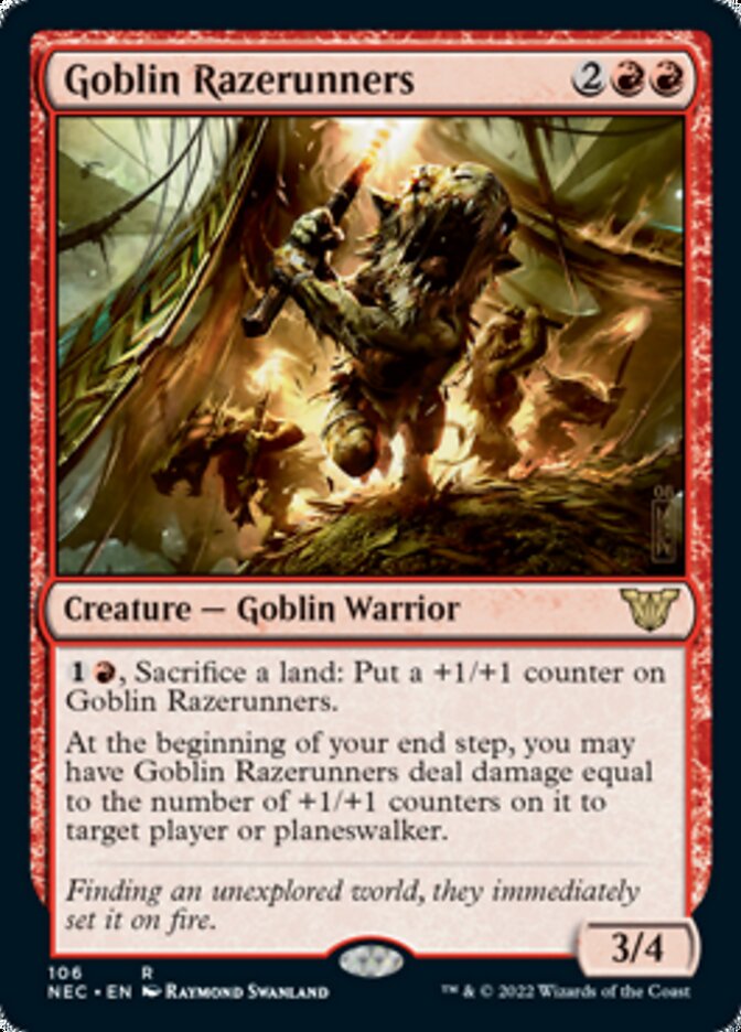 Goblin Razerunners [Kamigawa: Neon Dynasty Commander] | Boutique FDB TCG