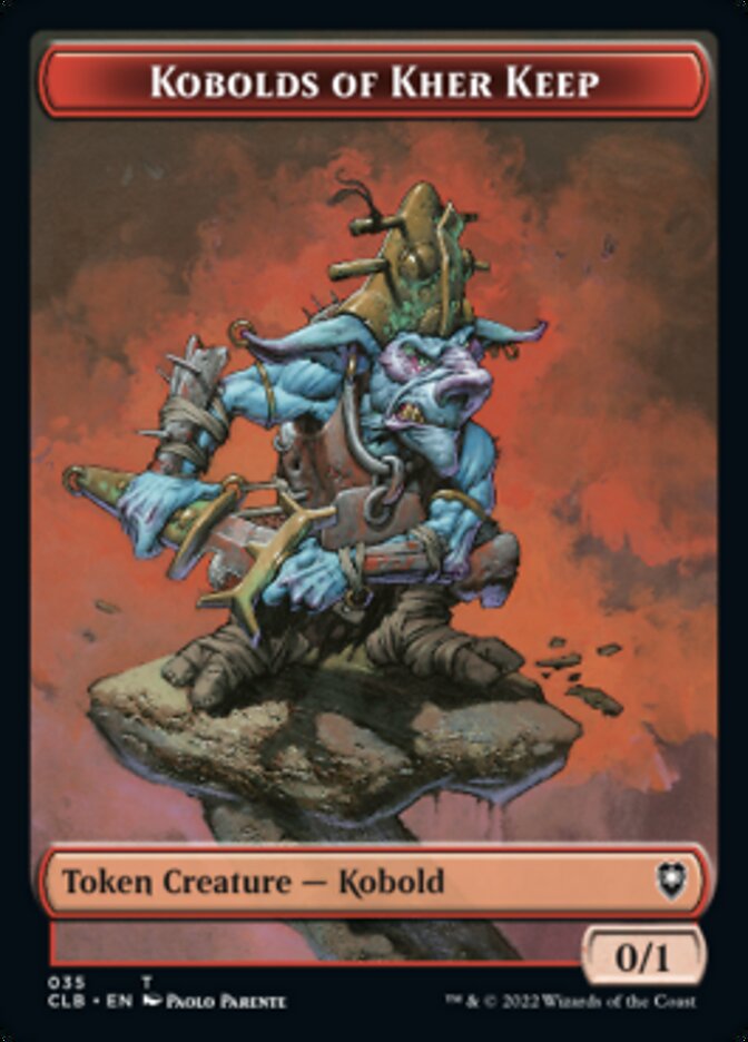 Kobolds of Kher Keep // Treasure Double-Sided Token [Commander Legends: Battle for Baldur's Gate Tokens] | Boutique FDB TCG