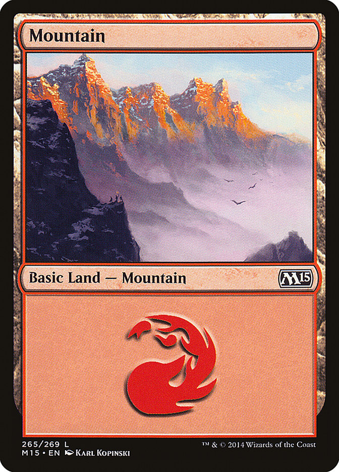 Mountain (265) [Magic 2015] | Boutique FDB TCG