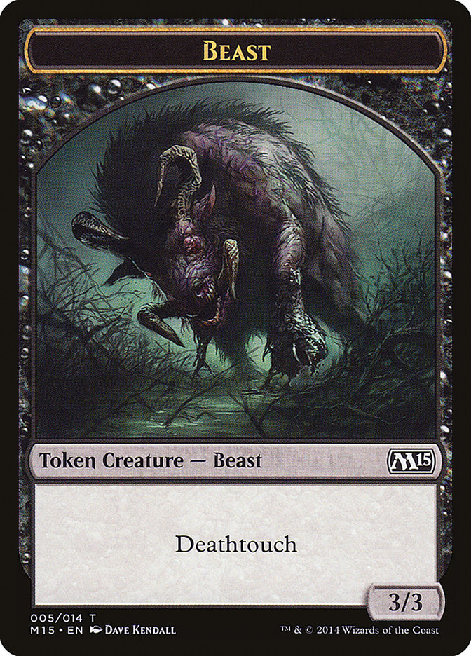 Beast Token (005/014) [Magic 2015 Tokens] | Boutique FDB TCG