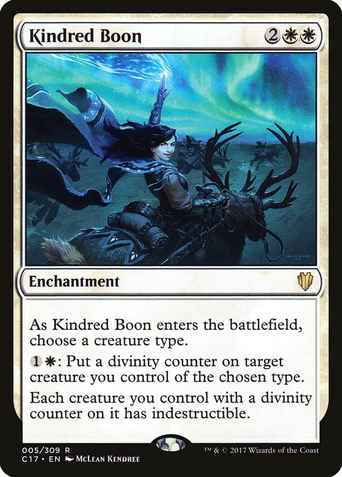 Kindred Boon [Commander 2017] | Boutique FDB TCG