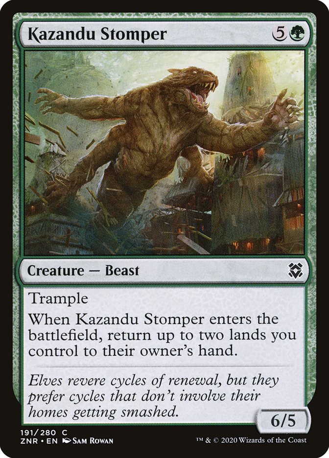 Kazandu Stomper [Zendikar Rising] | Boutique FDB TCG