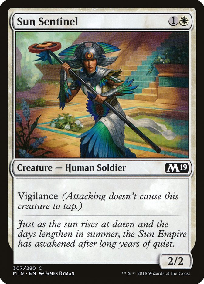 Sun Sentinel [Core Set 2019] | Boutique FDB TCG