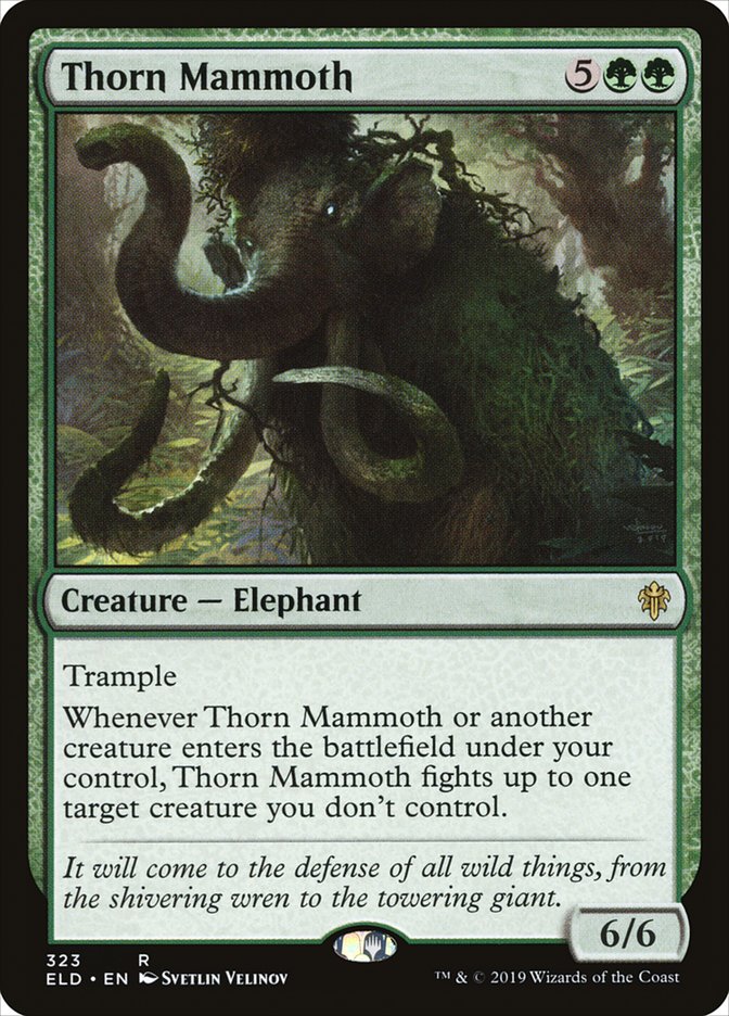 Thorn Mammoth [Throne of Eldraine] | Boutique FDB TCG