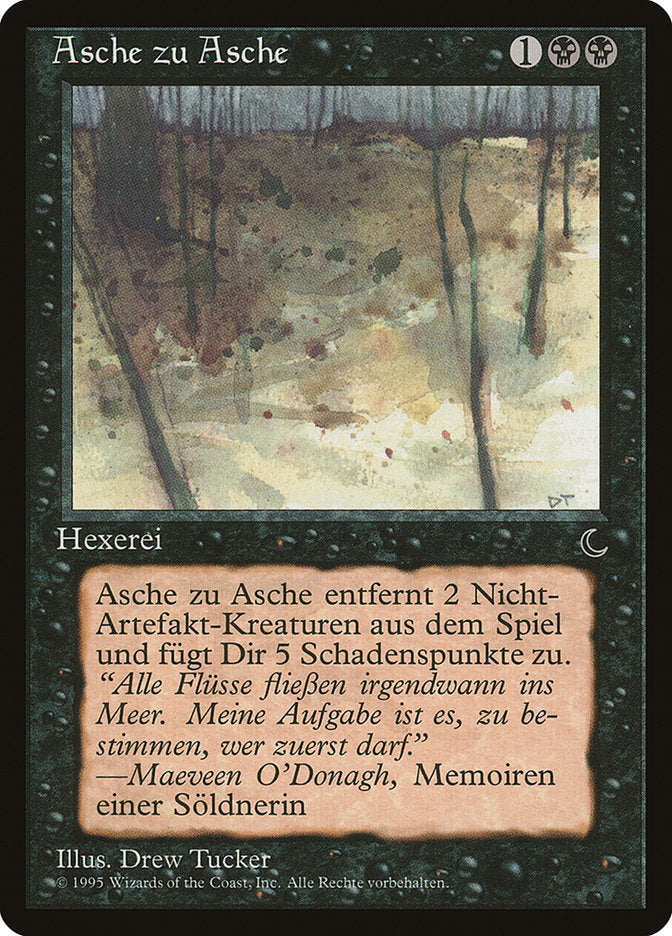 Ashes to Ashes (German) - "Asche zu Asche" [Renaissance] | Boutique FDB TCG