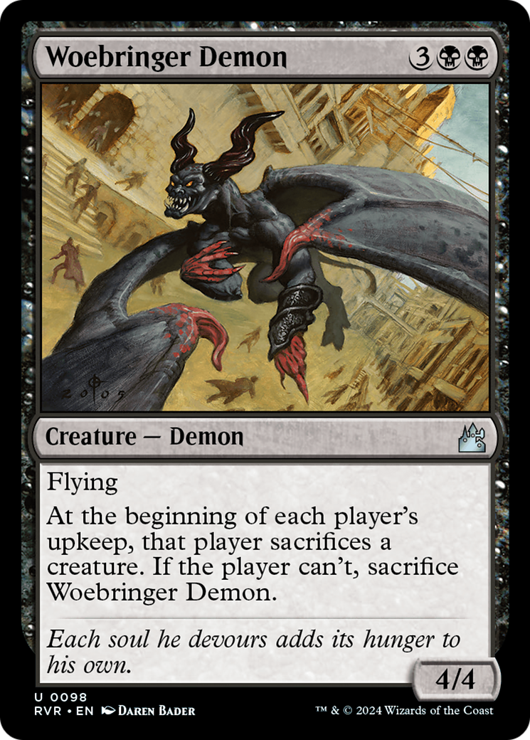 Woebringer Demon [Ravnica Remastered] | Boutique FDB TCG