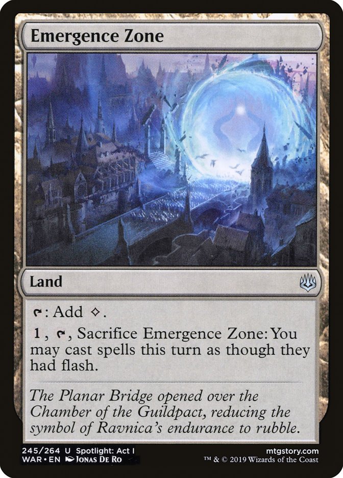 Emergence Zone [War of the Spark] | Boutique FDB TCG
