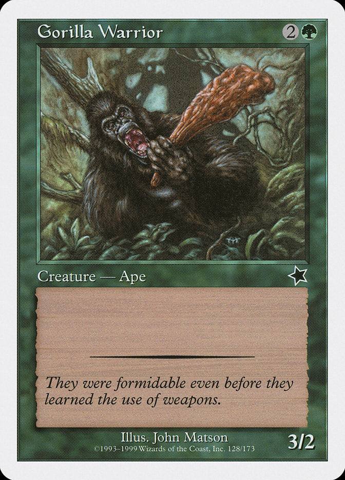 Gorilla Warrior [Starter 1999] | Boutique FDB TCG