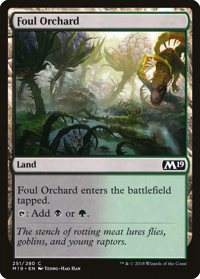 Foul Orchard [Core Set 2019] | Boutique FDB TCG