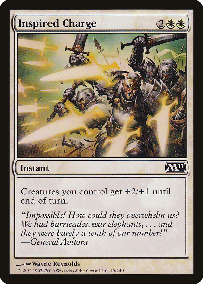 Inspired Charge [Magic 2011] | Boutique FDB TCG