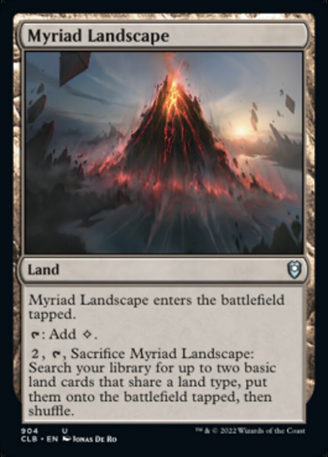 Myriad Landscape [Commander Legends: Battle for Baldur's Gate] | Boutique FDB TCG