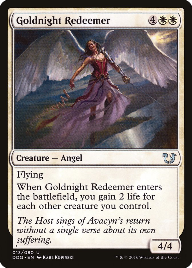 Goldnight Redeemer [Duel Decks: Blessed vs. Cursed] | Boutique FDB TCG