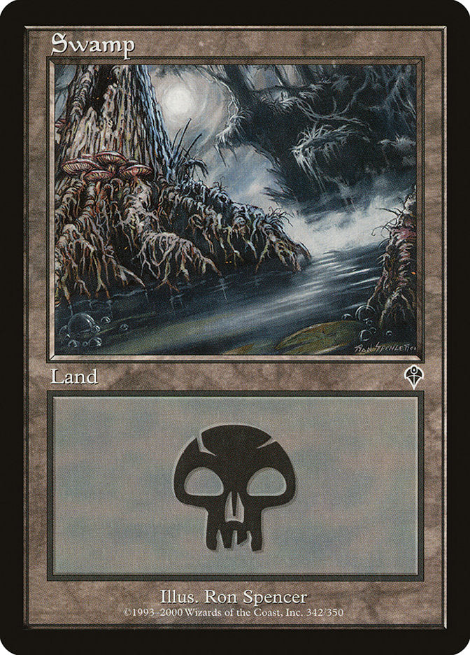 Swamp (342) [Invasion] | Boutique FDB TCG