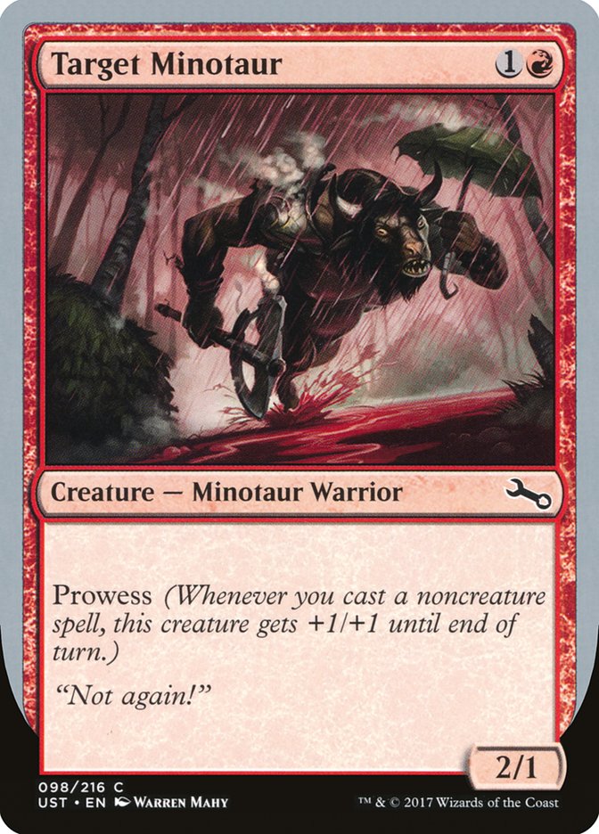 Target Minotaur (Rain Art) [Unstable] | Boutique FDB TCG