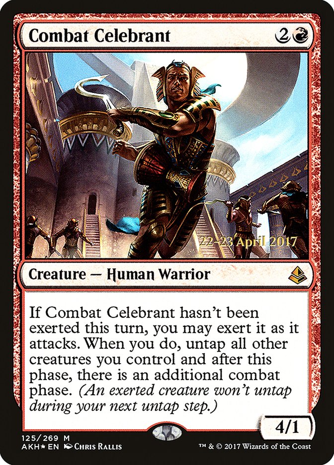 Combat Celebrant [Amonkhet Prerelease Promos] | Boutique FDB TCG