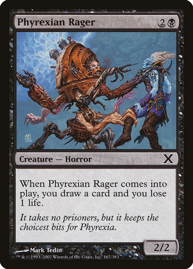 Phyrexian Rager [Tenth Edition] | Boutique FDB TCG