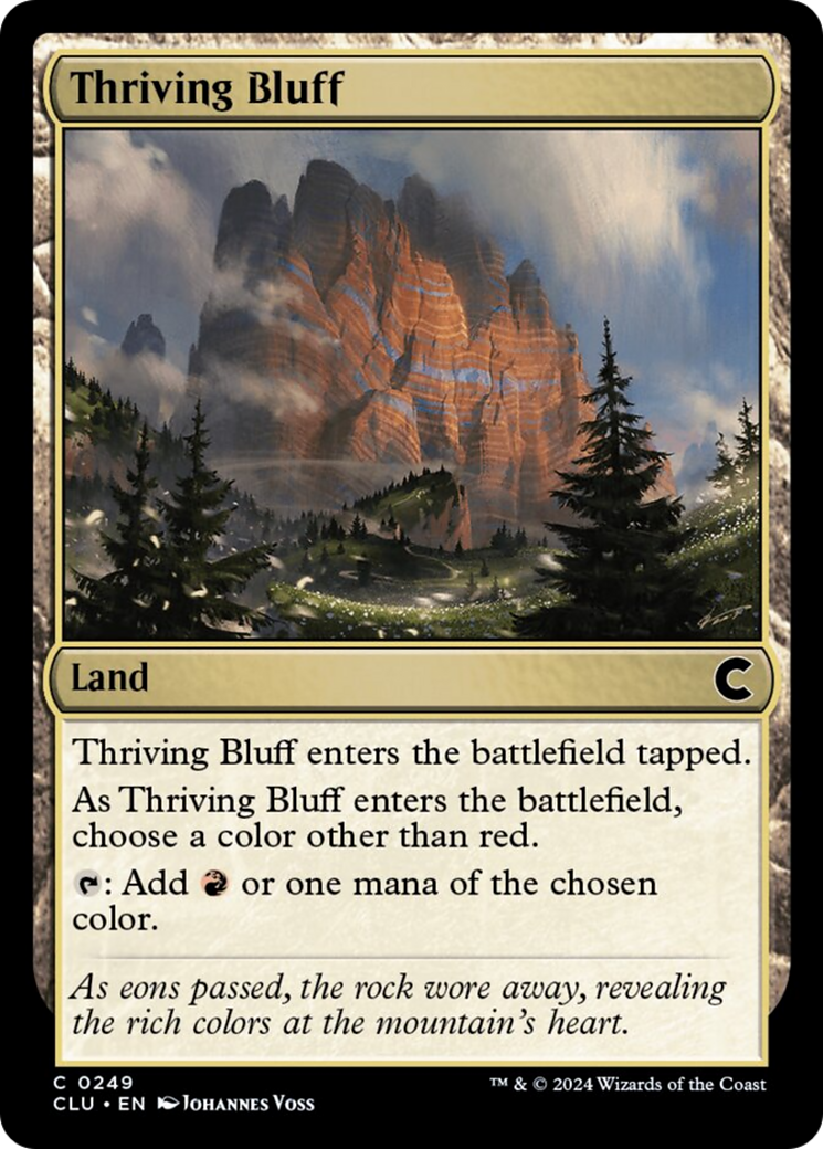 Thriving Bluff [Ravnica: Clue Edition] | Boutique FDB TCG