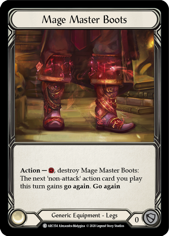 Mage Master Boots [U-ARC154] (Arcane Rising Unlimited)  Unlimited Normal | Boutique FDB TCG