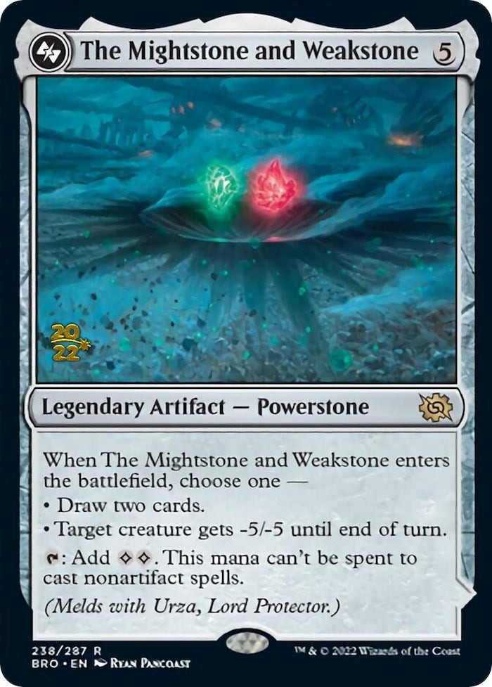 The Mightstone and Weakstone [The Brothers' War Prerelease Promos] | Boutique FDB TCG