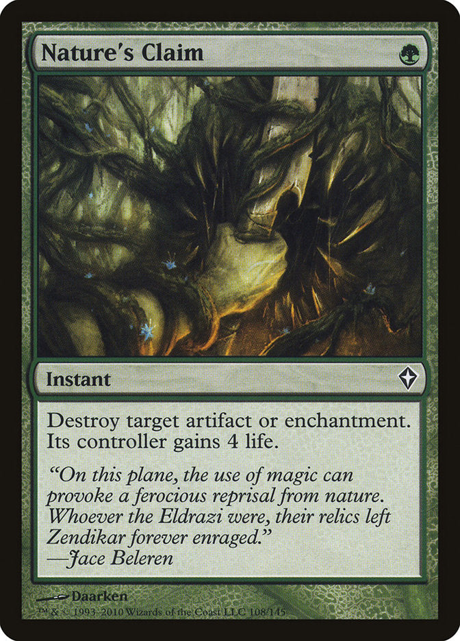 Nature's Claim [Worldwake] | Boutique FDB TCG