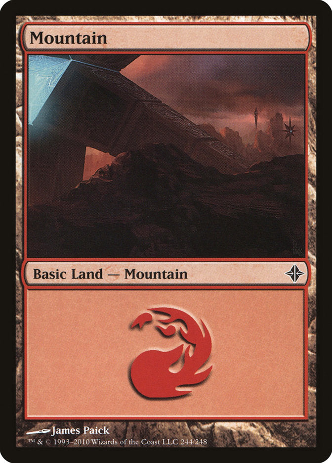 Mountain (244) [Rise of the Eldrazi] | Boutique FDB TCG