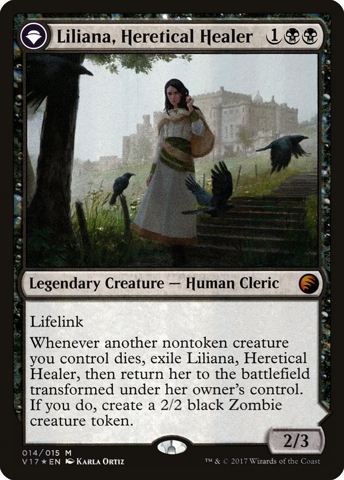 Liliana, Heretical Healer // Liliana, Defiant Necromancer [From the Vault: Transform] | Boutique FDB TCG