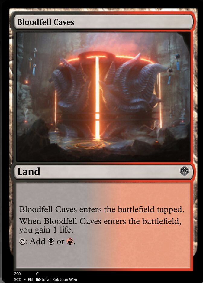 Bloodfell Caves [Starter Commander Decks] | Boutique FDB TCG