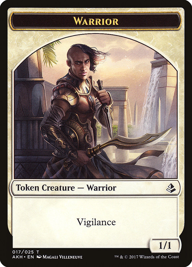 Warrior Token [Amonkhet Tokens] | Boutique FDB TCG