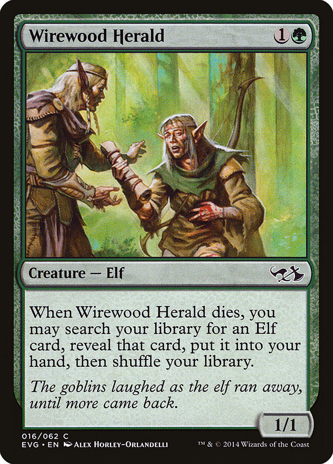 Wirewood Herald (Elves vs. Goblins) [Duel Decks Anthology] | Boutique FDB TCG