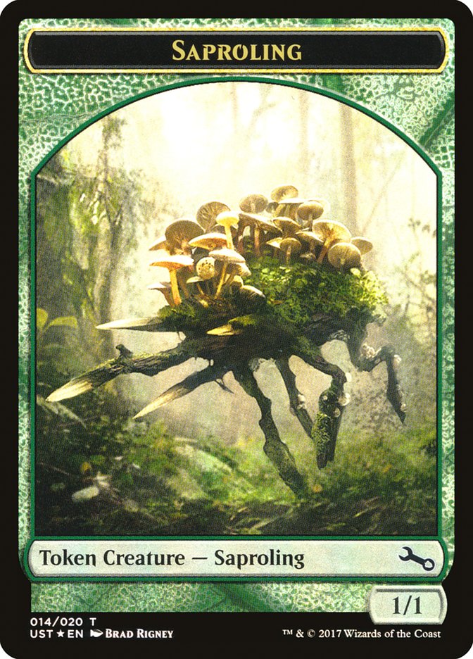 Saproling // Saproling Double-Sided Token [Unstable Tokens] | Boutique FDB TCG