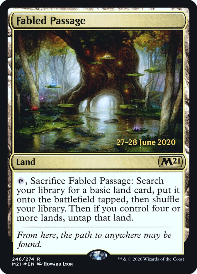 Fabled Passage [Core Set 2021 Prerelease Promos] | Boutique FDB TCG