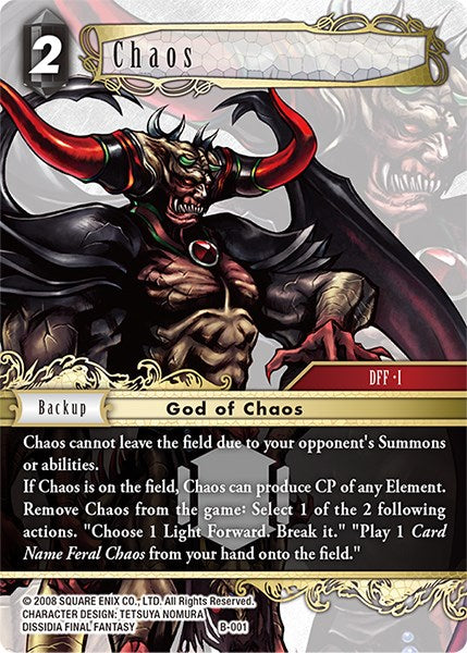 Chaos [Boss Deck: Chaos] | Boutique FDB TCG