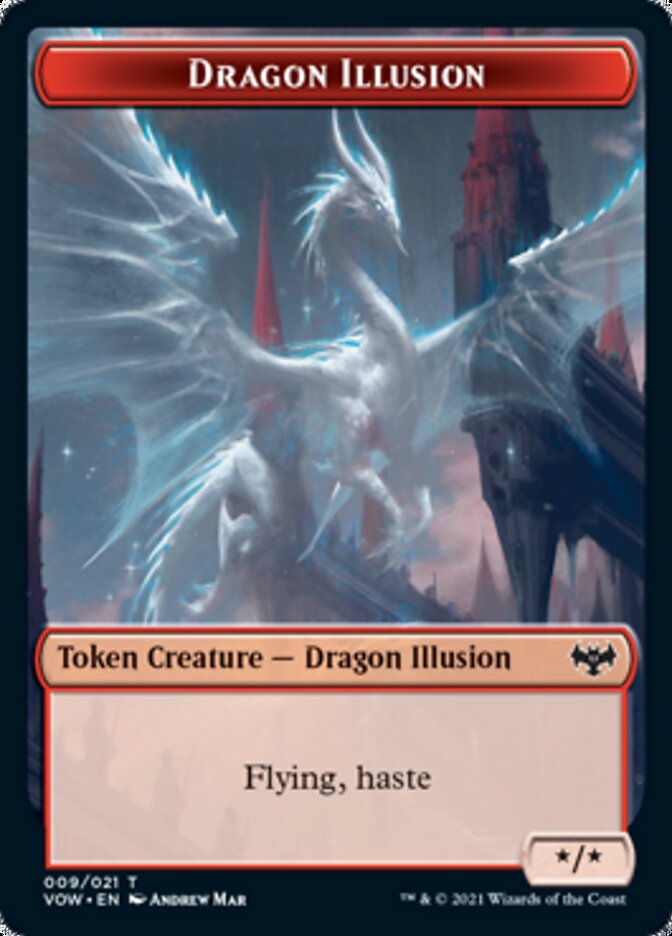 Dragon Illusion Token [Innistrad: Crimson Vow Tokens] | Boutique FDB TCG