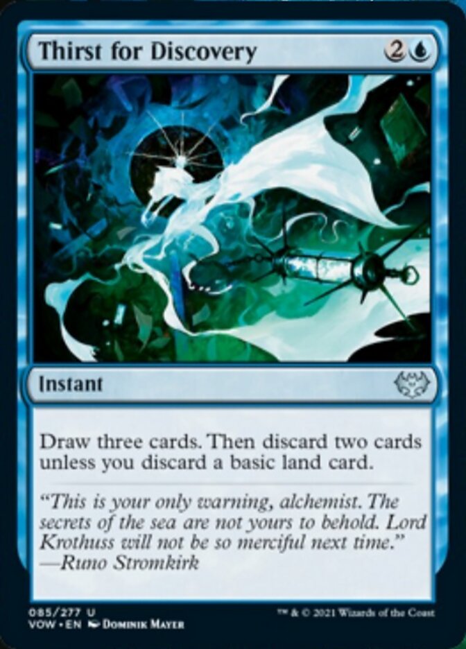 Thirst for Discovery [Innistrad: Crimson Vow] | Boutique FDB TCG