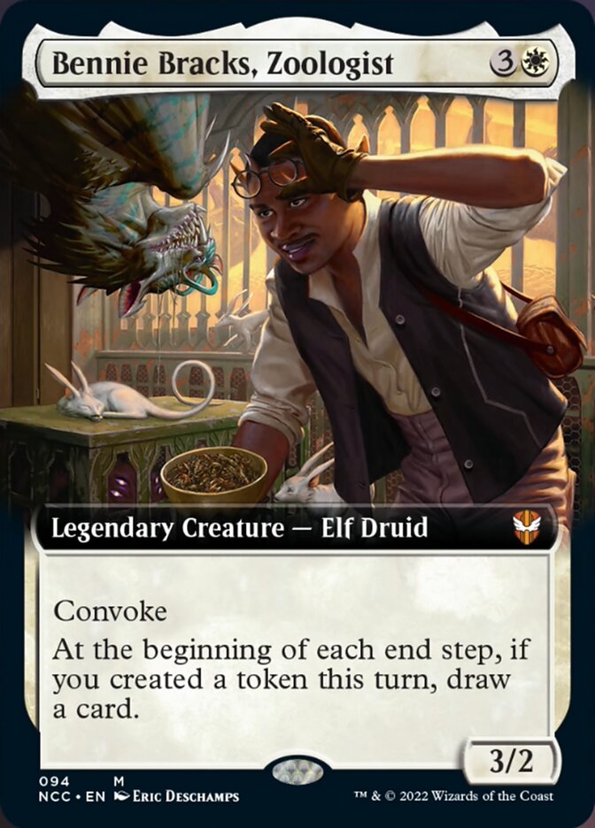 Bennie Bracks, Zoologist (Extended Art) [Streets of New Capenna Commander] | Boutique FDB TCG